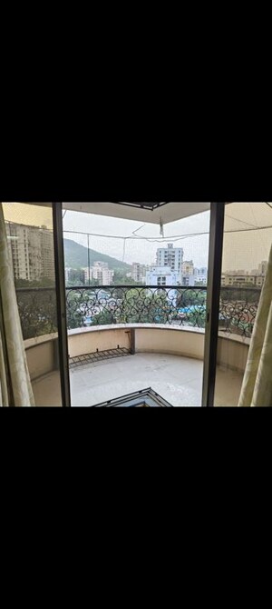 Balcony in 3 BHK Apartment at Neelkanth Heights Shivai Nagar, Shivai Nagar – for Sale
