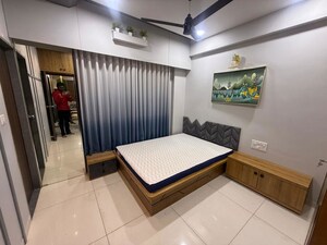 Living Room in 3 BHK Apartment at Adani Shantigram, Near Vaishno Devi Circle On Sg Highway – for Rent