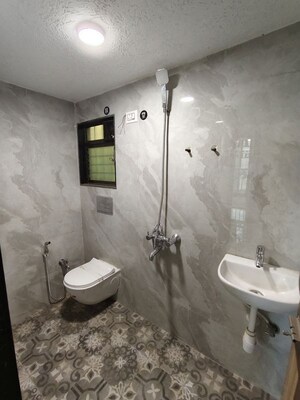 Bathroom in 1 BHK Apartment at Imperial Paramount, Nalasopara West – for Sale