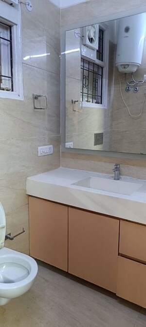 Bathroom in 3 BHK Builder Floor at Greater Kailash ii – for Rent