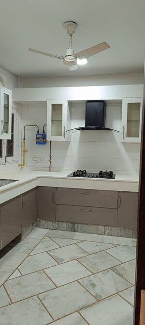 Kitchen in 3 BHK Builder Floor at Greater Kailash ii – for Rent