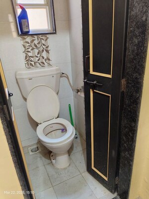 Bathroom in 1 BHK Apartment at Shriram Nagar CHS, Aundh – for Rent