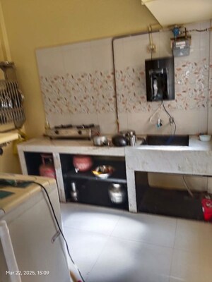 Kitchen in 1 BHK Apartment at Shriram Nagar CHS, Aundh – for Rent