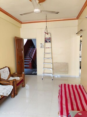 Staircase in 1 BHK Apartment at Shriram Nagar CHS, Aundh – for Rent