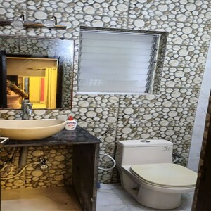 Bathroom in 3 BHK Apartment at Ideal Abasan, Narayanpur – for Sale