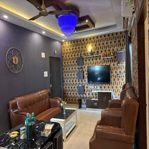 Living Room in 3 BHK Apartment at Ideal Abasan, Narayanpur – for Sale