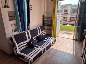 Bedroom in 2 BHK Apartment at RK Lunkad Nisarg Nirman, Pimple Saudagar – for Rent