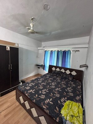 Bedroom in 2 BHK Apartment at RK Lunkad Nisarg Nirman, Pimple Saudagar – for Rent