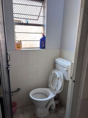 Bathroom in 2 BHK Apartment at RK Lunkad Nisarg Nirman, Pimple Saudagar – for Rent