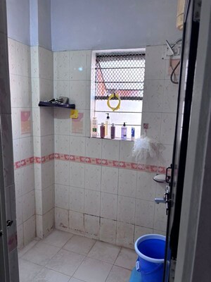 Bathroom in 2 BHK Apartment at RK Lunkad Nisarg Nirman, Pimple Saudagar – for Rent