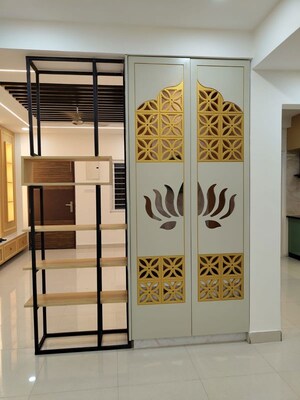 Staircase in 3 BHK Apartment at Greenmark Mayfair Apartments, Tellapur – for Rent