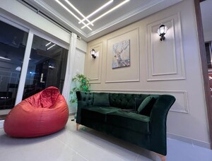 Living Room in 3 BHK Apartment at Patel Smondo, Gachibowli – for Rent