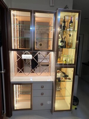 Kitchen in 3 BHK Apartment at Patel Smondo, Gachibowli – for Rent