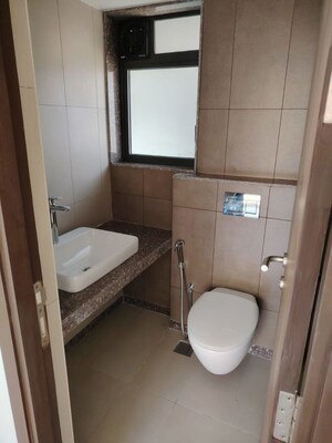 Bathroom in 4 BHK Apartment at LnT Elixir Reserve, Powai – for Rent