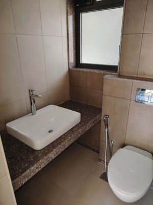 Bathroom in 4 BHK Apartment at LnT Elixir Reserve, Powai – for Rent
