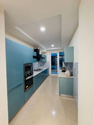 Kitchen in 3 BHK Builder Floor at 4S Aradhya Extension, Sector 67a – for Rent