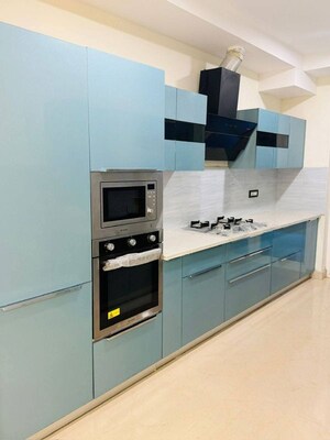 Kitchen in 3 BHK Builder Floor at 4S Aradhya Extension, Sector 67a – for Rent