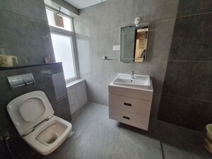 Bathroom in 3 BHK Apartment at RDB Legend Harmony, Lingampally – for Rent
