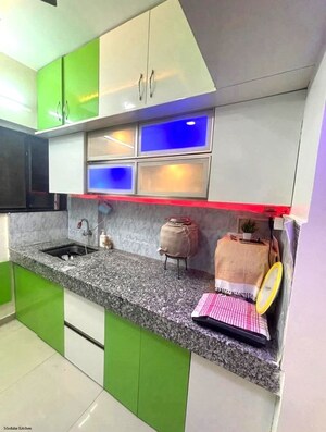 Kitchen in 2 BHK Apartment at Anshul Kanvas, Wagholi – for Rent