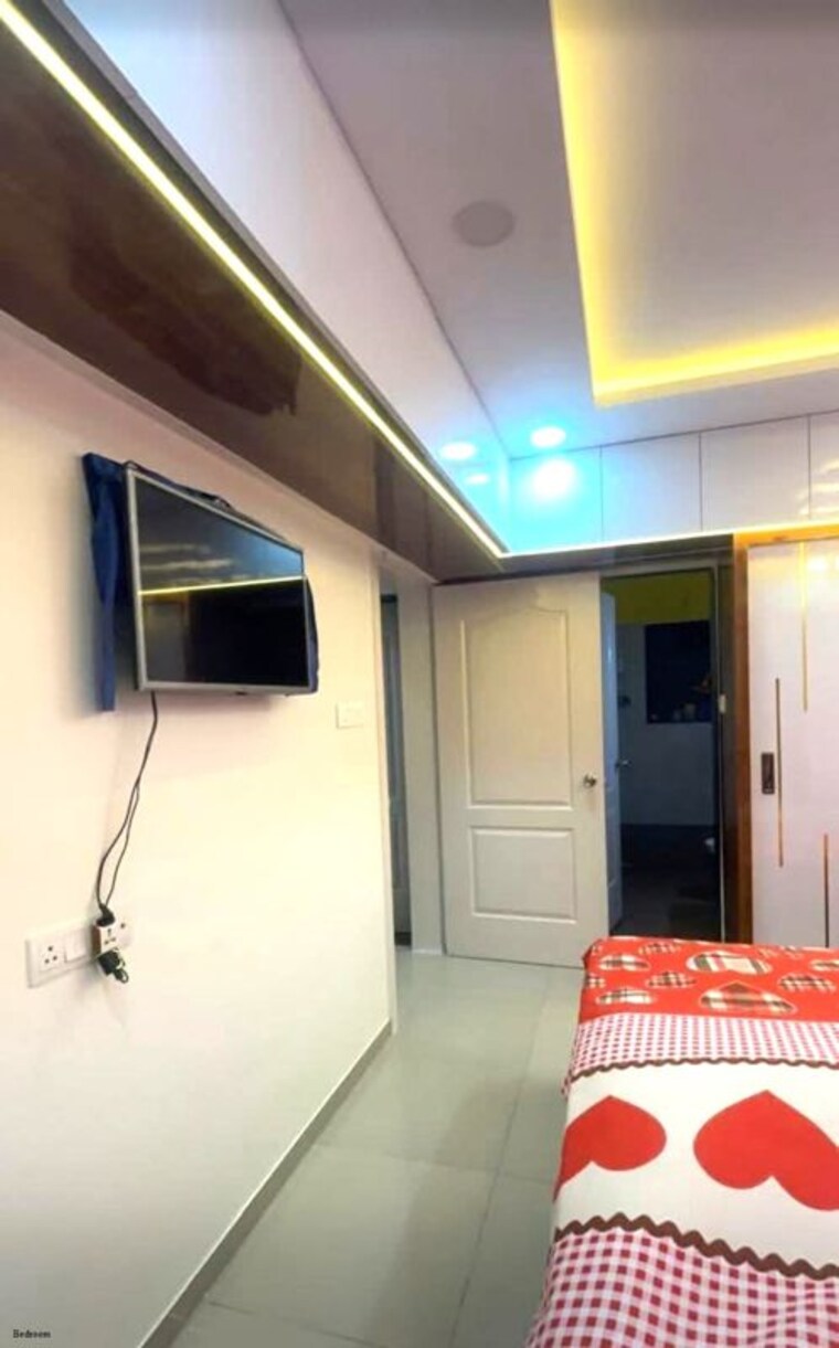 Bedroom, anshul-kanvas 2 Bedroom 950 Sq.Ft. Apartment In Wagholi Pune 10337089