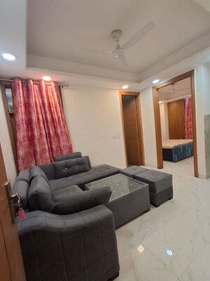 Living Room in 1 BHK Apartment at Saket – for Rent