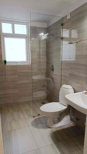 Bathroom in 2 BHK Builder Floor at Ace Palm Floors, Sector 89 – for Rent