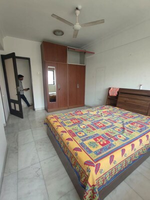 Bedroom in 3 BHK Apartment at Sita Bhuvan Apartment, Khar West – for Rent