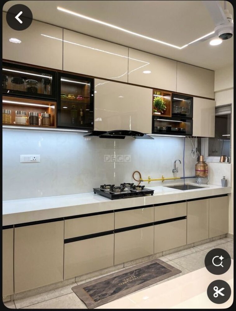 Kitchen, krisumi-waterfall-residences 3 Bedroom 1920 Sq.Ft. Apartment In Sector 36a Gurgaon 10337170