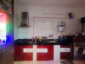 Kitchen in 2 BHK Apartment at Kunal Icon, Pimple Saudagar – for Rent