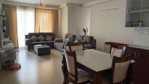 Living Room in 4 BHK Apartment at Bhartiya City Nikoo Homes II, Thanisandra Main Road – for Sale