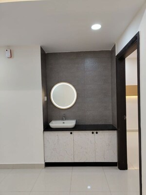 Bathroom in 3 BHK Apartment at Cybercity Marina Skies, Hi Tech City – for Rent