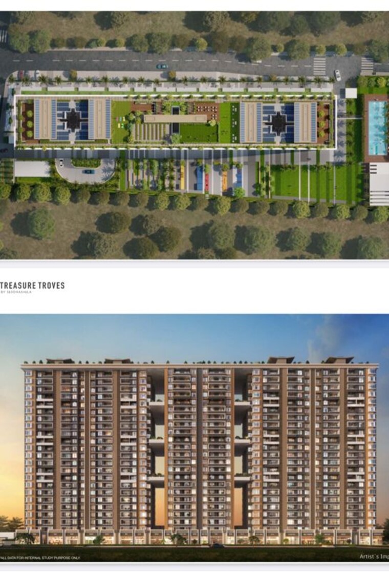 Exterior View, siddhashila-treasure-troves 3 Bedroom 1088 Sq.Ft. Apartment In Wakad Pune 10335957