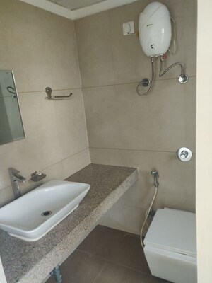 Bathroom in 3 BHK Apartment at Prahlad Nagar – for Rent
