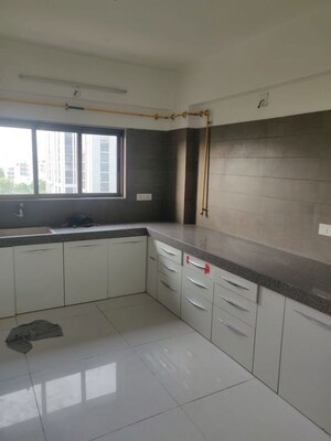 Kitchen in 3 BHK Apartment at Prahlad Nagar – for Rent