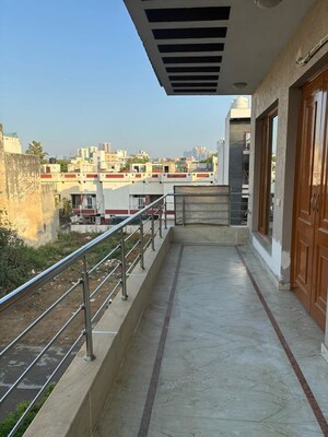 Balcony in 2 BHK Builder Floor at Ansal Oriental Homes, Sushant Lok Iii – for Rent