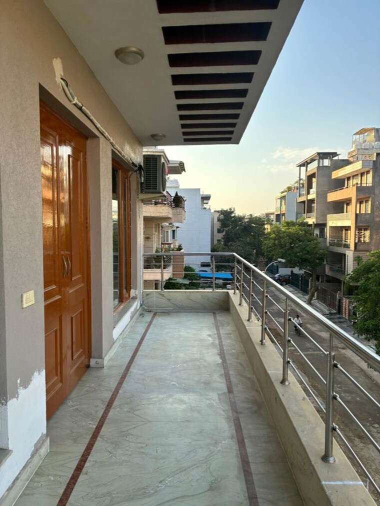 Balcony, ansal-oriental-homes 2 Bedroom 1600 Sq.Ft. Builder Floor In Sushant Lok Iii Gurgaon 10337284