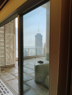 Building Lobby in 3 BHK Apartment at Indiabulls Sky Forest, Lower Parel – for Rent