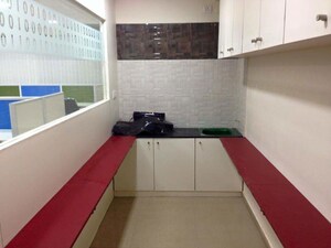 Kitchen in  Office Space at Indraprasth Corporate, Prahlad Nagar – for Rent