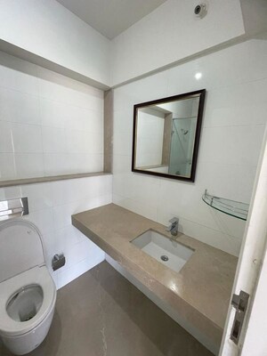 Bathroom in 2 BHK Apartment at Godrej The Trees, Vikhroli East – for Rent