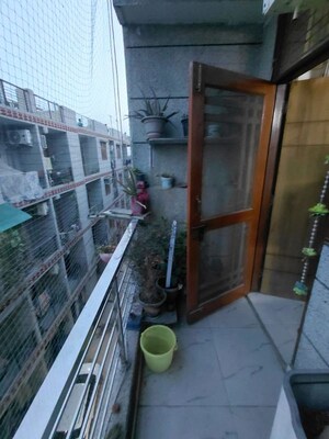 Balcony in 2 BHK Builder Floor at Bindal Enclave, Phi Iv Greater Noida – for Rent