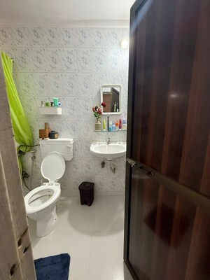 Bathroom in 2 BHK Apartment at Bandra West – for Rent