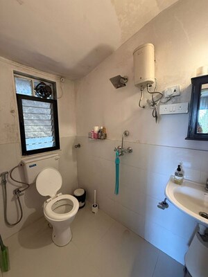 Bathroom in 2 BHK Apartment at Bandra West – for Rent