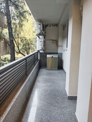 Balcony in 4 BHK Apartment at Vasant Vihar – for Rent