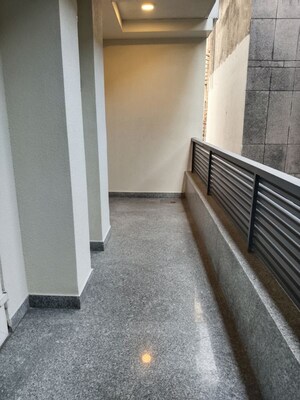 Balcony in 4 BHK Apartment at Vasant Vihar – for Rent