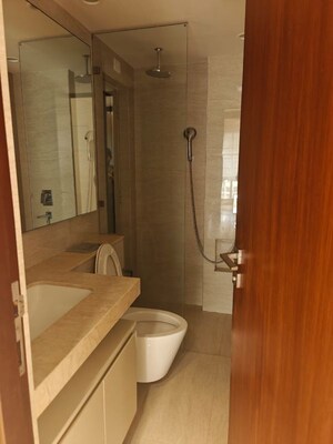 Bathroom in 2 BHK Apartment at Hiranandani Castle Rock, Powai – for Rent
