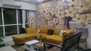 Living Room in 2 BHK Apartment at Pride Park Royale, Andheri East – for Rent