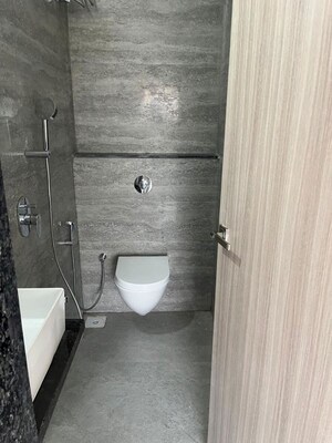 Bathroom in 1 BHK Apartment at Paradigm Antalya, Oshiwara – for Rent