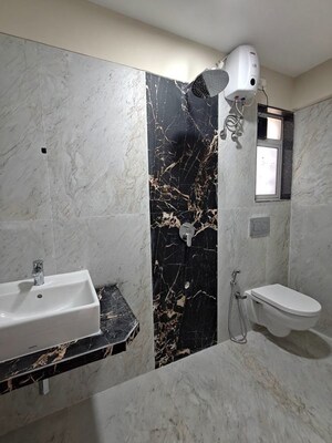 Bathroom in 1 BHK Apartment at Vision Heights, Jogeshwari West – for Rent