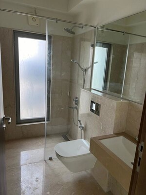 Bathroom in 2 BHK Apartment at Piramal Aranya Arav, Byculla – for Rent