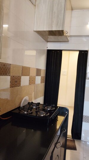 Kitchen in 2.5 BHK Apartment at Saur Sun Heights, Powai – for Rent